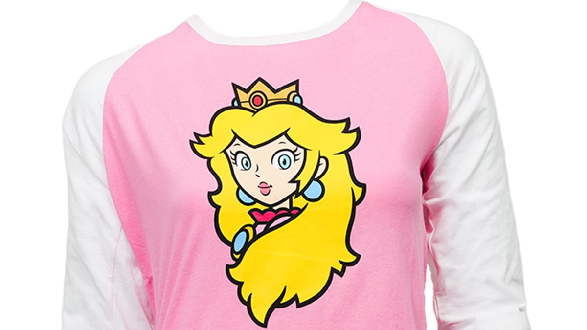 Super Mario™ - Adult Princess Peach Raglan T-Shirt